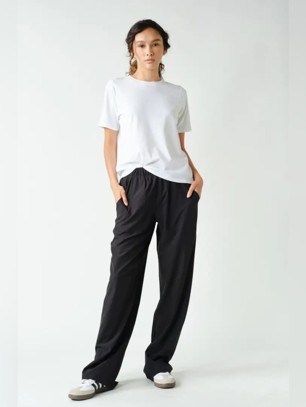 NWT, Mono B Black Wide Leg Pants, Size Small